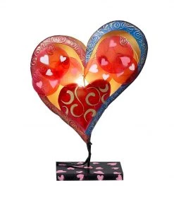 Zappobz Capiz Heart Mural Lamp