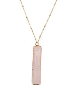 Marquet Jewelry Dahlia Stone Pendant Necklace