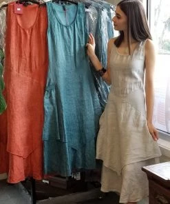 Italian Linen Dress By Inizio - Flutter Dresses 24 Italian Linen Dress By Inizio - Flutter Dresses