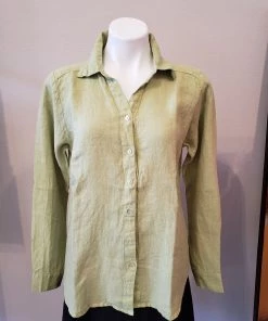 Cutloose Button Down Linen Shirt With Collar