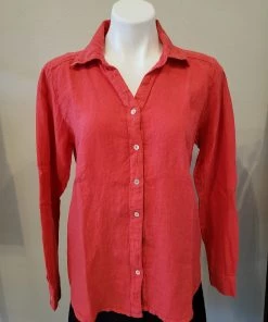 Cutloose Button Down Linen Shirt With Collar
