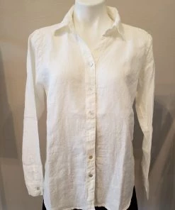 Cutloose Button Down Linen Shirt With Collar