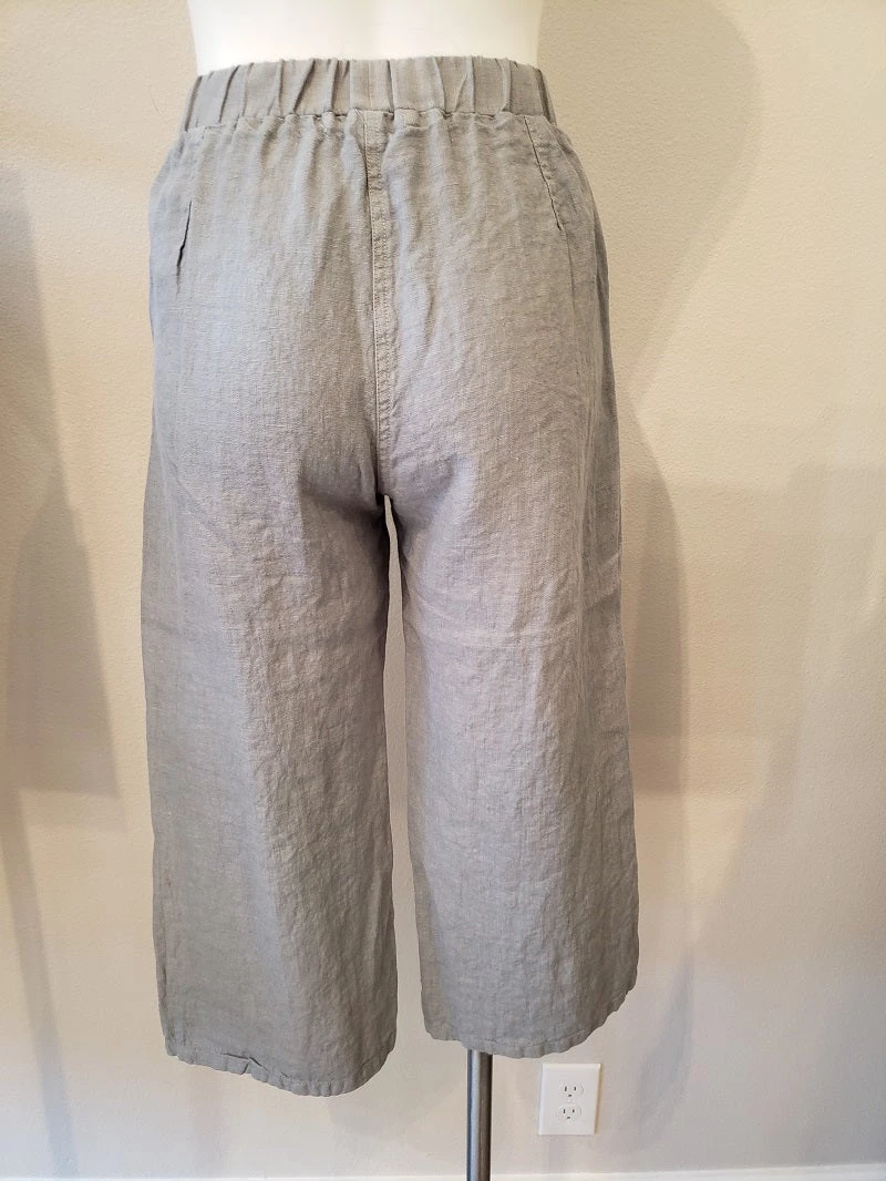 Cutloose Easy Crop Linen Pants 6 Cutloose Easy Crop Linen Pants