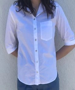 Cutloose 3/4 Sleeve Pocket Poplin Shirt