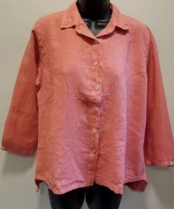 Cutloose Button Down Linen Shirt With Collar