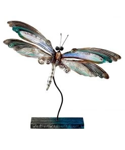 Zappobz Capiz Dragonfly Figurine