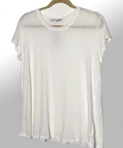 Cutloose Short Sleeves Linen Ruche Back Top