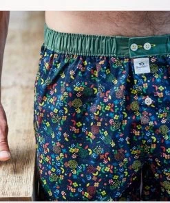 Billybelt Underwear Men's Organic Cotton Boxers - Flores