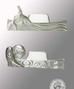 Panabo Silver Pewter Business Card Holder Organic Home