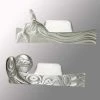 Panabo Silver Pewter Business Card Holder Organic Home