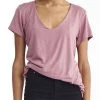 Groceries Apparel V-neck Slub Tee - Gossamer