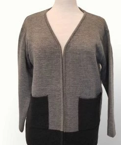 Icelandic Design Wool Sweater Jacket - Jonquil