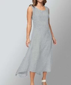 Italian Linen Dress By Inizio -Whisper New Arrivals