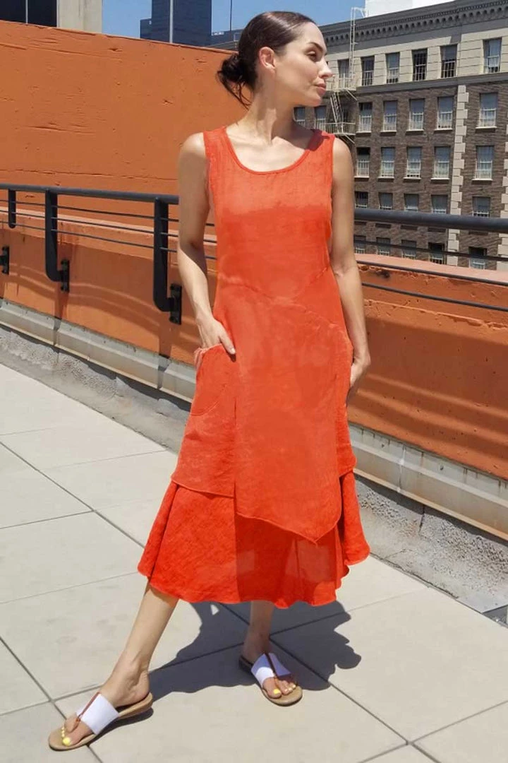 Italian Linen Dress By Inizio - Flutter Dresses 12 Italian Linen Dress By Inizio - Flutter Dresses