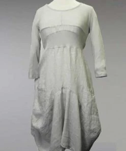 Italian Linen Dress By Inizio - Magic With 3/4 Sleeve