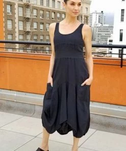 Italian Linen Dress By Inizio - Magic Sleeveless Dresses