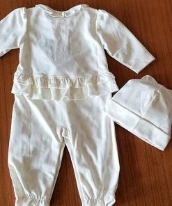 Kissy Kissy Baby Organic Cotton Playsuit - Mini Bear Print