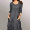 Italian Linen Dress By Inizio - Magic With 3/4 Sleeve