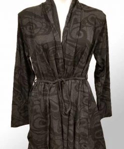 Panabo Swing Coat - Whale Artwork By Kelly Robinson Long Sleeves