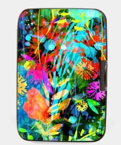 Monarque Bags Armored Wallet RFID Protection - Floral