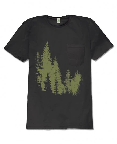 Soul Flower Men's T-shirt - Pine Forest 3 Soul Flower Men's T-shirt - Pine Forest