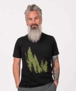 Soul Flower Men's T-shirt - Pine Forest