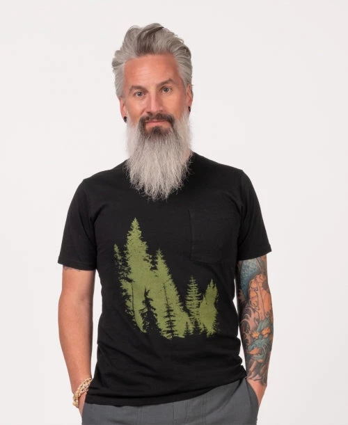 Soul Flower Men's T-shirt - Pine Forest 4 Soul Flower Men's T-shirt - Pine Forest