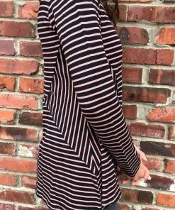 Cutloose Fleece Long Sleeve Shirt - Striped