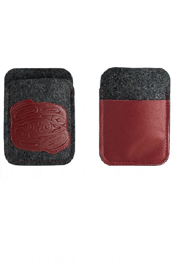 Panabo Raven Wool Cell Phone Holder 3 Panabo Raven Wool Cell Phone Holder