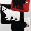 Panabo Felted Wool Bear Zip Pouch