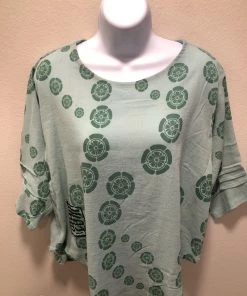 Yasuko New Arrivals Printed Light Cotton Blouse - Kamon CK 176