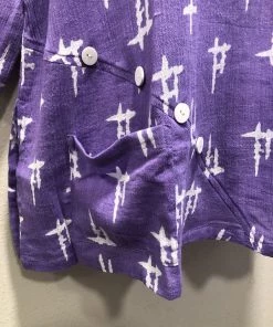 Yasuko Buttoned Blouse - Kasuri Ks 203