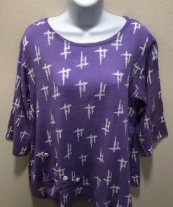 Yasuko Buttoned Blouse - Kasuri Ks 203