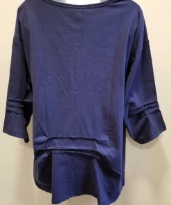 Yasuko Origami Cotton Tee With Pocket