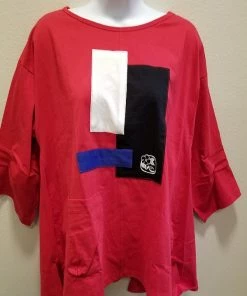 Yasuko Origami Cotton Tee With Pocket