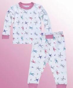 Under The Nile Organic Long Johns (PJs) Set Baby - 3 Mo. To 24 Mo.