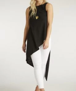 Indigenous Organic Cotton Slub Tunic Short Sleeves