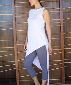 Indigenous Organic Cotton Slub Tunic Short Sleeves