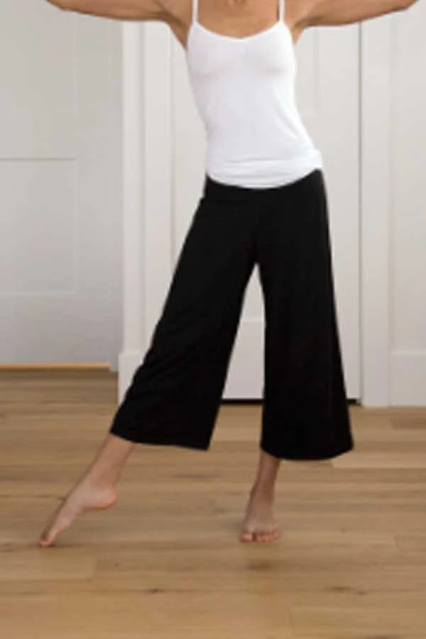 Echo Verde Bamboo Wide Leg Capri - Floral Skirt, Pants 5 Echo Verde Bamboo Wide Leg Capri - Floral Skirt, Pants