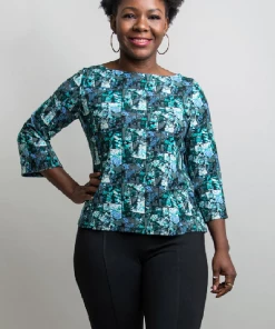 Blue Sky New Arrivals Jolly Top 3/4 Sleeve