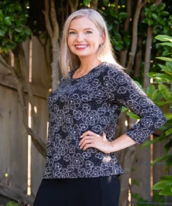 Blue Sky Bamboo Viscose Top - Margorie New Arrivals