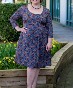 Blue Sky Dress 3/4 Sleeve - Judy
