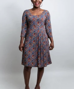 Blue Sky Dress 3/4 Sleeve - Judy