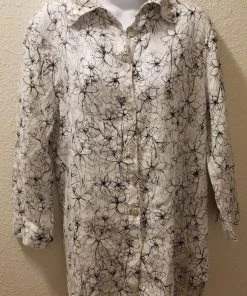 Cutloose Easy Linen Shirt Long Sleeve - Floral Long Sleeves