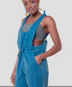 Soul Flower Striped Hippie Overalls Skirt, Pants 6 Soul Flower Striped Hippie Overalls Skirt, Pants