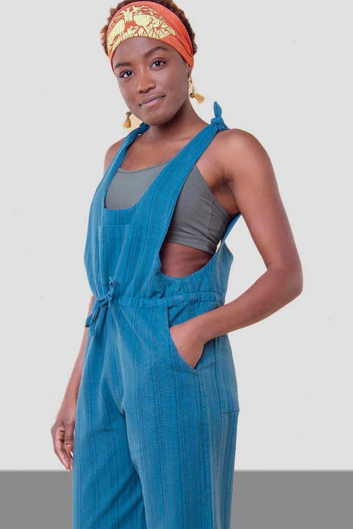 Soul Flower Striped Hippie Overalls Skirt, Pants 4 Soul Flower Striped Hippie Overalls Skirt, Pants