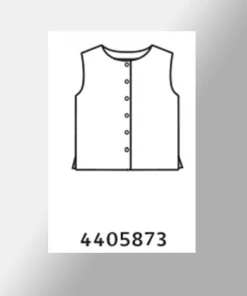 Cutloose Sleeveless Button Down Top