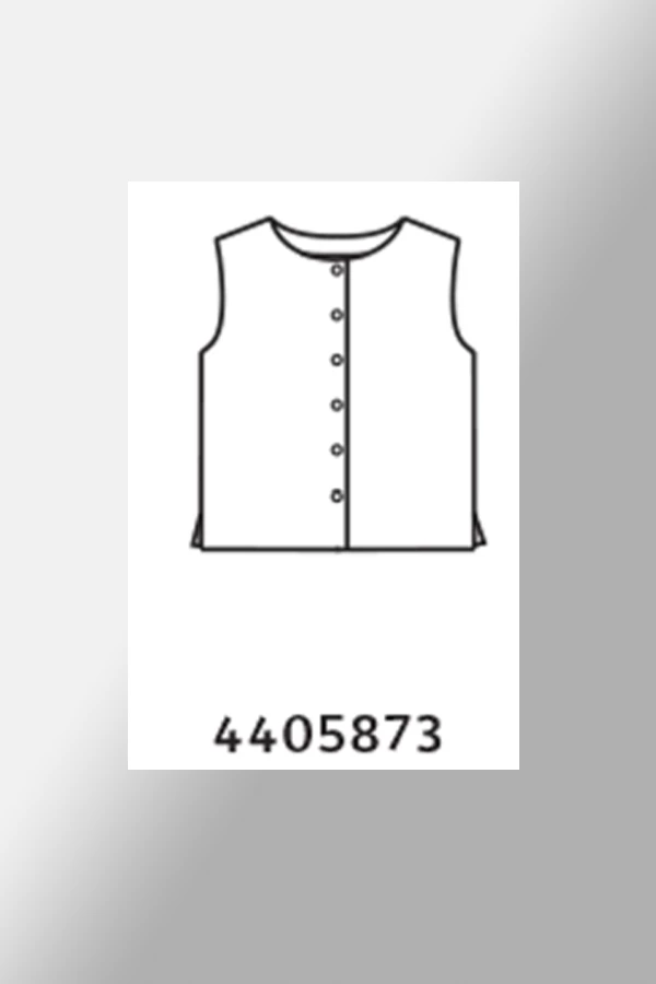 Cutloose Sleeveless Button Down Top 4 Cutloose Sleeveless Button Down Top