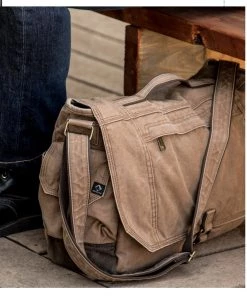 Dri Duck Bags Canvas Messenger Bag