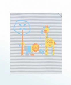 Under The Nile Baby Organic Cotton Romper - Jungle Animals Print